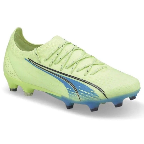 Puma Ultra Ultimate Firm GroundAg Soccer Cleats Womens Yellow Size 8.5 - Picture 1 of 4